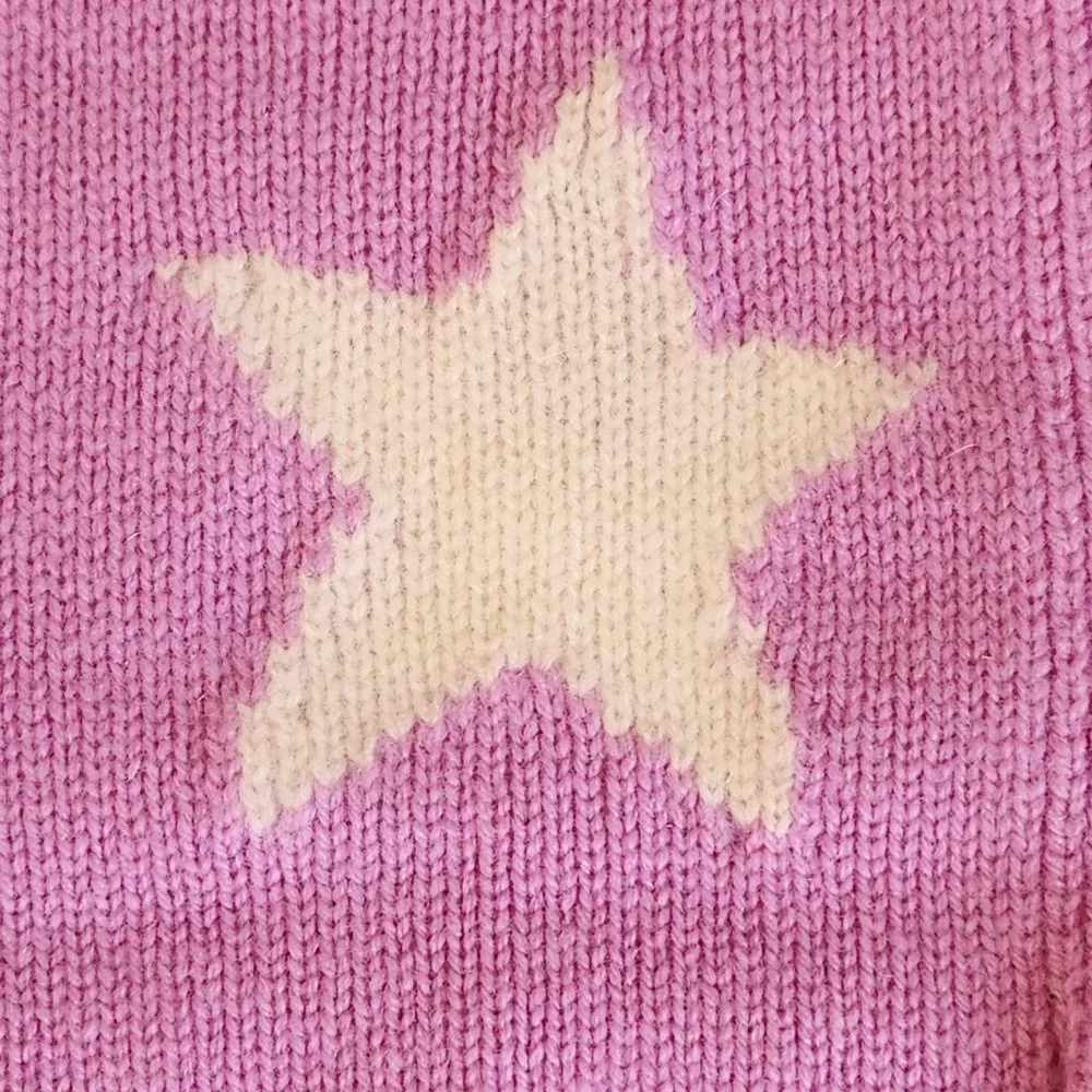 NWOT Talbots Cashmere Lavender Star Scarf